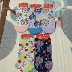 アンパンマン　靴下　23〜25cm　大人　レディース　５足セット