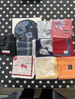 レディース　ハンカチ　まとめ売り　１0枚セット　ブランドハンカチあり