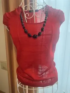 & by P&D 半袖ニット レッド 38 ピンキー&ダイアンのサムネイル