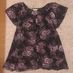Rosa Cheri 花柄 半袖 チュニック ブラウス 平成 フェアリーグランジ