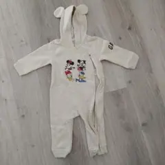 GAP ミッキー ミニー 耳付きオールインワン