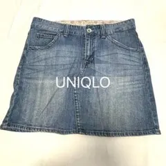 UNIQLO デニムショートスカート 70 ライトブルー Lサイズ