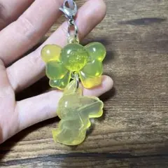ポケモン　うるつやリボンマスコット　ピカチュウ　めじるしアクセサリー