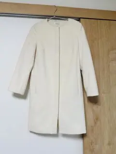 PLST アイボリー チェスターコート