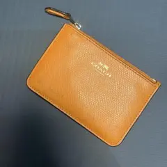 COACH ミニウォレット　フラグメントケース　オレンジ