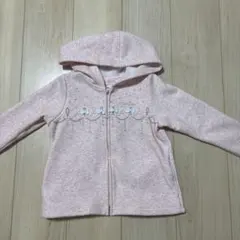 Mezzo Piano 裏起毛パーカー　ピンク　120