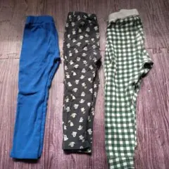 キッズ用レギンス ズボン3点セット