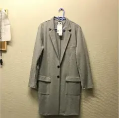 チェスターコート グレー L