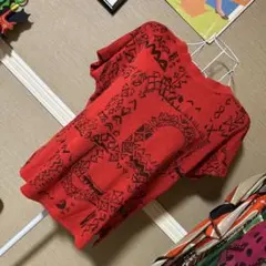 レトロ古着 総柄 ゆったり サマーニット ヴィンテージ 古着