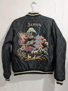 東洋 スカジャン XL 富士山 龍 鷹 刺繍のサムネイル