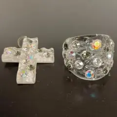 アラカ リング&ペンダントトップセット