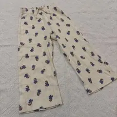 ZARA キッズ 花柄 ロングパンツ 104cmのサムネイル