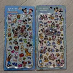 【正規品】プチドロップステッカー ミッキーフレンズ 2種セット