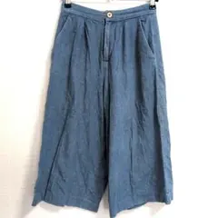 INGNI イング デニム ガウチョパンツ ワイドパンツ M 綿100%