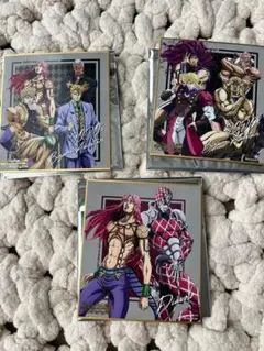 ジョジョ 書き下ろしメタリック色紙