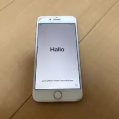 Apple iPhone ホワイト 画面ひびあり