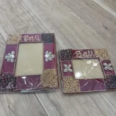 Bali フォトフレーム 2点セット
