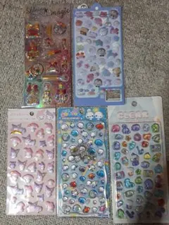 サンリオ•あわわちゃん などの シール まとめ売り6枚セット - メルカリ