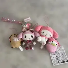 Sanrio My Melody マスコット 5点セット マイメロ