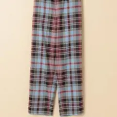 総柄 ワイドパンツ