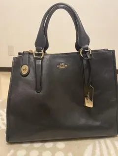 COACH ハンドバッグ ブラック レザーのサムネイル