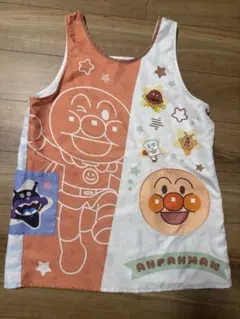 新品未使用☆アンパンマン エプロン 保育士エプロン 介護士 幼稚園教諭