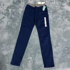 GU ネイビー スリムフィット 長ズボン 150