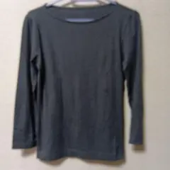 ユニクロ　ダークグレー 長袖 Tシャツ Sサイズ