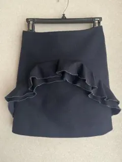 JILLSTUART フリル台形スカート ネイビー サイズ0