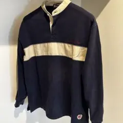 CHAPS RALPH LAUREN ポロシャツ2XLフェード ネイビー 日登美
