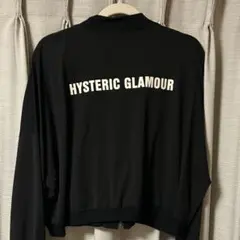 美品 ヒステリックグラマー　ヒスガール　ナイロンジャケット　ブラック　フード　黒 ヒステリックグラマー ナイロンジャケット ヒスガール see no evil 黒