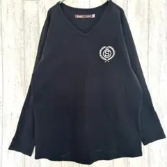 シナリオ scenario Vネック カットソー プルオーバー 【L】 訳あり