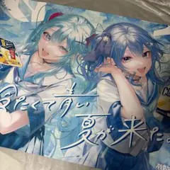 非売品 初音ミク 星街すいせい コラボ LOTTE販促ポスター リバーシブル
