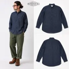 BONCOURA USNワークシャツ デニム 36 美品のサムネイル