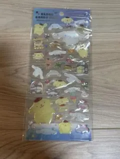 산리오 クリアキャンディシール 폼폼푸린 시나모롤