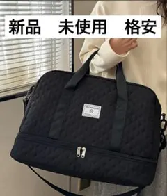 ボストンバッグ キャリーオンバッグ トラベルバッグ 3way　ブラック　旅行
