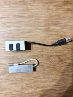 【２点セット】USB2.0 SDカードリーダー＆ライター、USB-A拡張ハブ