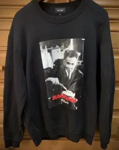 美品　BEAMSビームス　ブラックレイントレーナー　黒　L