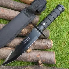☆サバイバルナイフ280mm新品、専用ケース付き(海老鉈)㉗