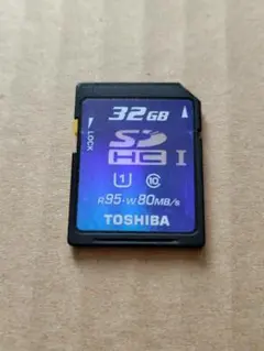 TOSHIBA SDカード 32GB たぶんSD-E032GUX たぶんSLC