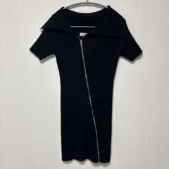 SPIRALGIRL ブラックミニワンピース