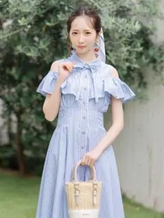 Rirandture〈POLO BCSコラボ〉フリルシャツワンピース - メルカリ