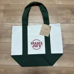 （新品未使用）トレジョTrader Joe'sミニトートバッグ 緑　グリーン