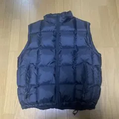 00s OLD GAP ダウンベスト キルティング 黒 リバーシブル Y2K