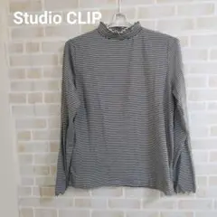 Studio CLIP アソートシャーリングネックプルオーバー
