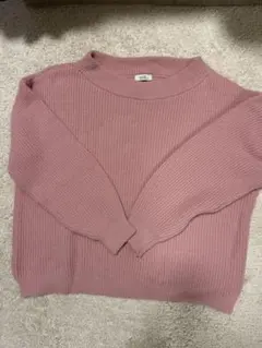 earth music&ecology ピンク ニットセーター F