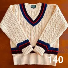 POLOラルフローレン チルデンセーター　キッズ　140