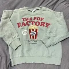 ブリーズ　トレーナー 110 ポップコーン　サガラ　ミントグリーン