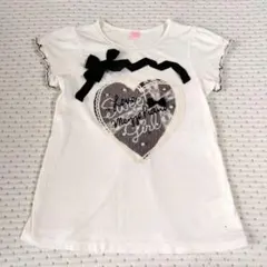 mezzo piano Tシャツ 150cm リボン ハートのサムネイル