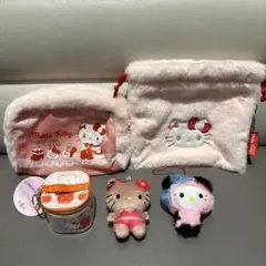 Hello Kitty ポーチセット ぬいぐるみ付き